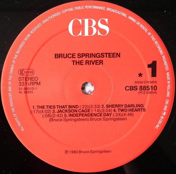 Bruce Springsteen : The River (LP, Red)