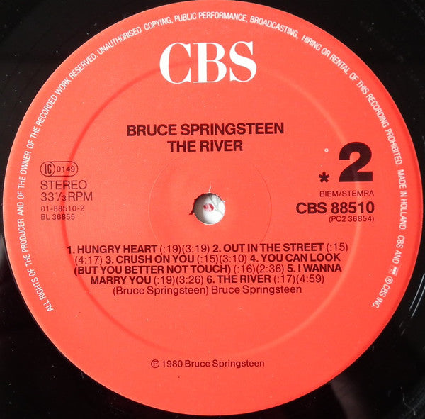 Bruce Springsteen : The River (LP, Red)