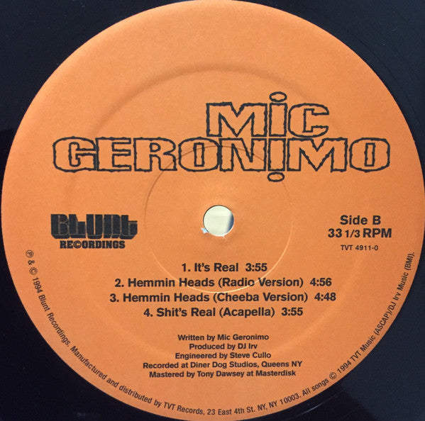 Mic Geronimo : It's Real (12")