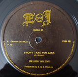 Delroy Wilson : Sharing The Night Together / I Won't Take You Back (12")