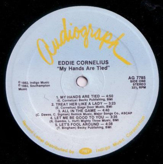 Eddie Cornelius : My Hands Are Tied (LP, Album)