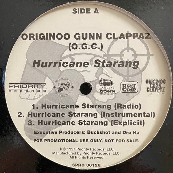 O.G.C. : Hurricane Starang  (12", Promo)
