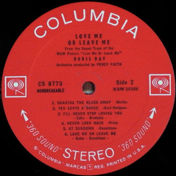 Doris Day : Love Me Or Leave Me (LP, RE)