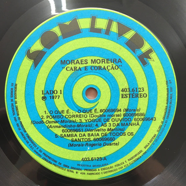 Moraes Moreira : Cara E Coração (LP, Album)