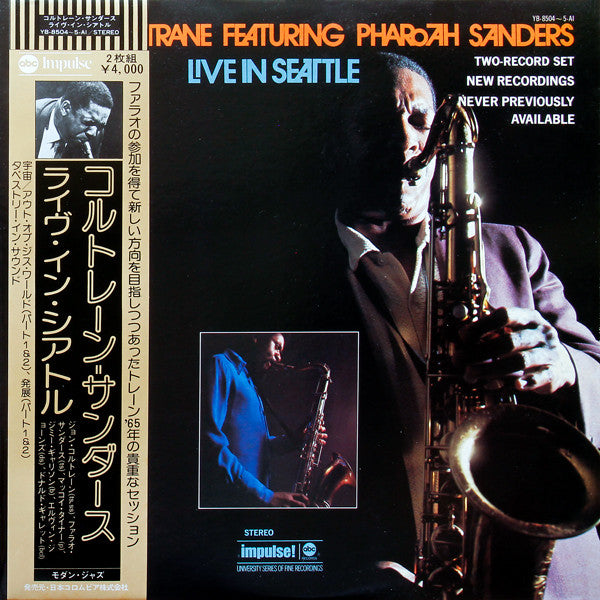 John Coltrane Featuring Pharoah Sanders : Live In Seattle (2xLP, Album, RE)