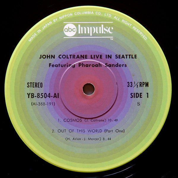 John Coltrane Featuring Pharoah Sanders : Live In Seattle (2xLP, Album, RE)