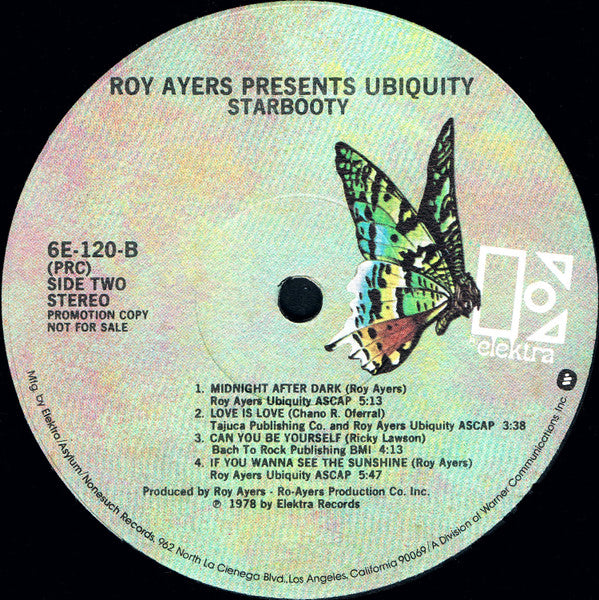 Ubiquity (4) : Starbooty (LP, Album, Promo)