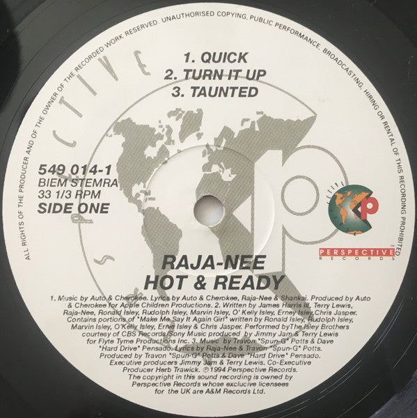 Raja-Neé : Hot & Ready (2xLP, Album)