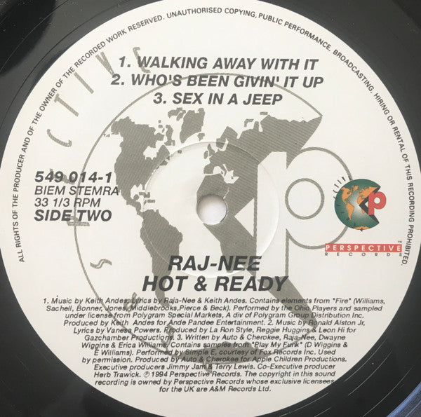 Raja-Neé : Hot & Ready (2xLP, Album)