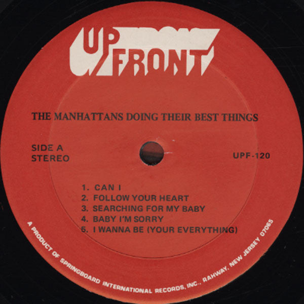 The Manhattans* : Doing Their Best Things (LP, Album, Comp)