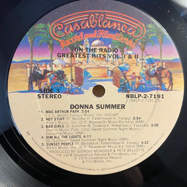 Donna Summer : On The Radio: Greatest Hits Vol. 1 & 2 (2xLP, Album, Comp, 53 )