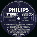 Maria Bethania* : Álibi (LP, Album)