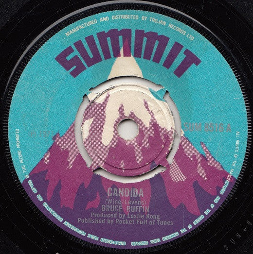 Bruce Ruffin : Candida (7", Single, 4-p)