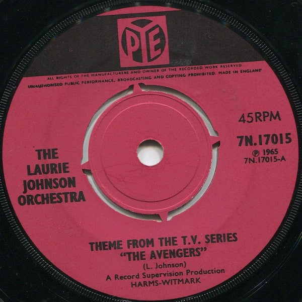 The Laurie Johnson Orchestra : The Avengers / Minor Bossa Nova (7")