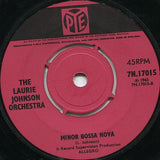 The Laurie Johnson Orchestra : The Avengers / Minor Bossa Nova (7")