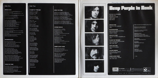 Deep Purple : Deep Purple In Rock (LP, Album, Gat)