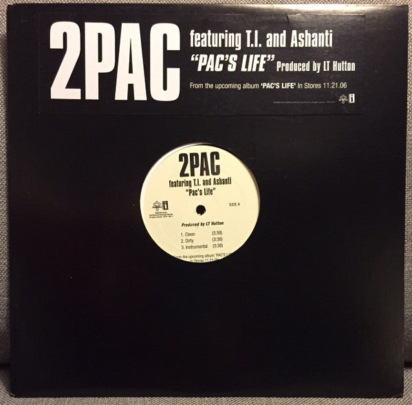 2Pac Featuring T.I. & Ashanti : Pac's Life (12", Single)