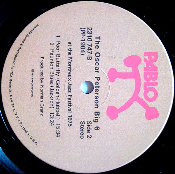 Peterson 6* : The Oscar Peterson Big 6 At The Montreux Jazz Festival 1975 (LP, Album, Ind)
