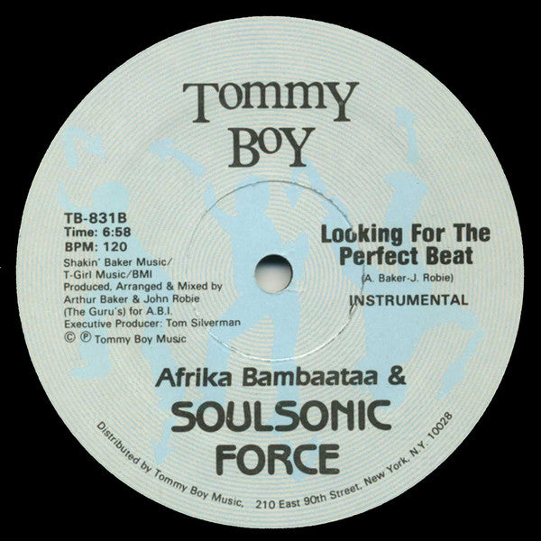 Afrika Bambaataa & Soulsonic Force : Looking For The Perfect Beat (12")