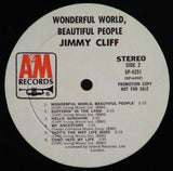 Jimmy Cliff : Wonderful World, Beautiful People (LP, Album, Promo)