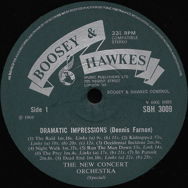 The New Concert Orchestra / The New Dance Orchestra : Dramatic Impressions / Big Band Sound (LP)