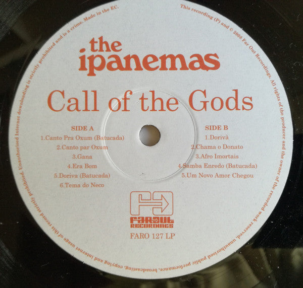 The Ipanemas* : Call Of The Gods (LP, Album)