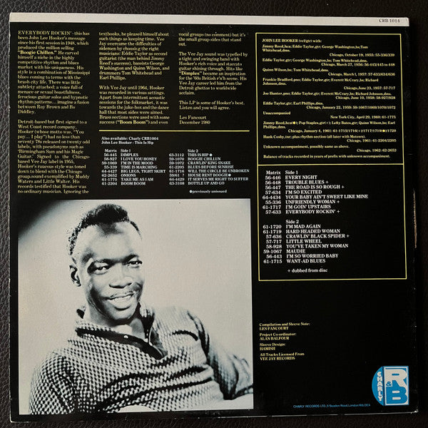 John Lee Hooker : Everybody Rockin' (LP, Comp)