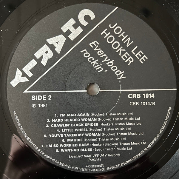 John Lee Hooker : Everybody Rockin' (LP, Comp)
