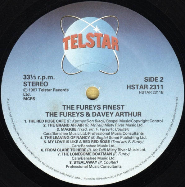 The Fureys & Davey Arthur : The Fureys Finest (LP, Comp)