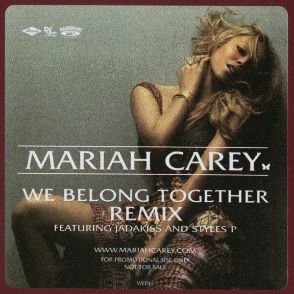 Mariah Carey : We Belong Together (Remix) (12", Promo)
