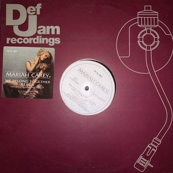Mariah Carey : We Belong Together (Remix) (12", Promo)