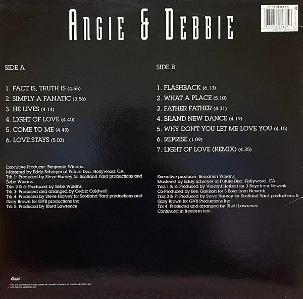 Angie & Debbie : Angie & Debbie (LP, Album)