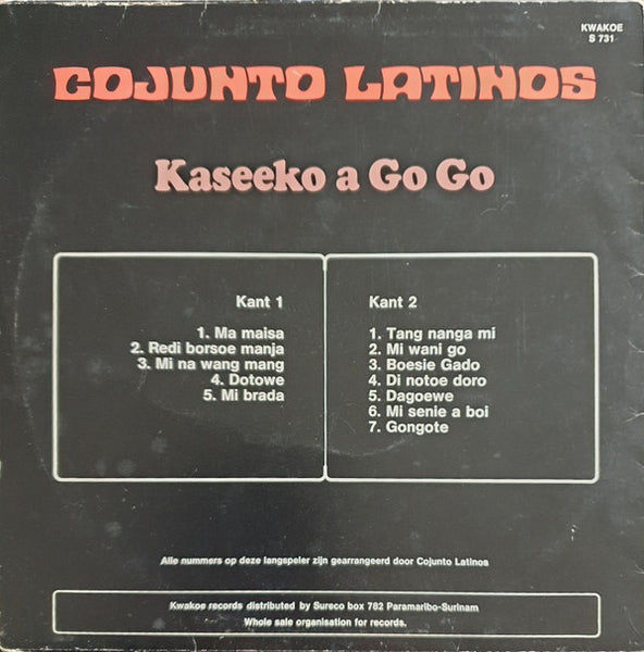 Cojunto Latinos* : Kaseeko A Go Go (LP, Album)
