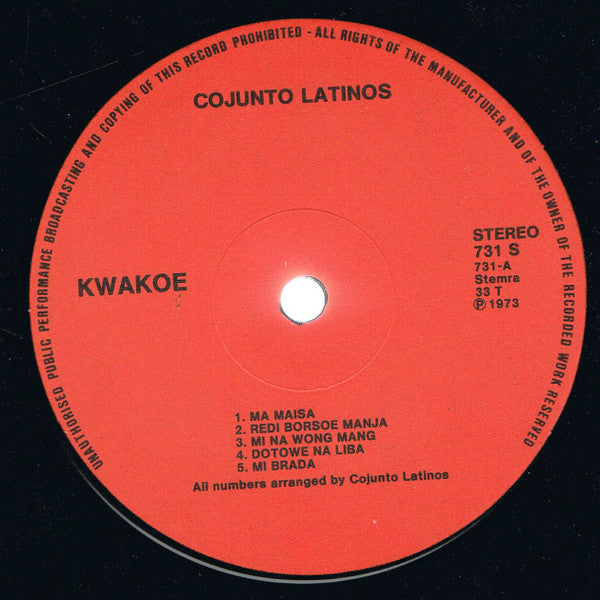 Cojunto Latinos* : Kaseeko A Go Go (LP, Album)
