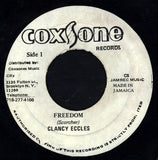 Clancy Eccles / Roland Alphonso, The Soul Brothers : Freedom / Magic Star (7")