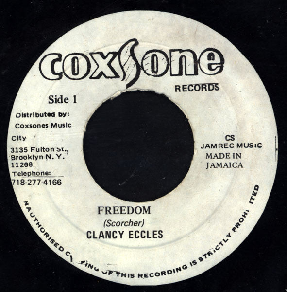 Clancy Eccles / Roland Alphonso, The Soul Brothers : Freedom / Magic Star (7")