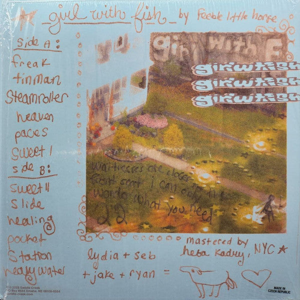 feeble little horse : Girl With Fish (LP, Album, Ltd, Gre)