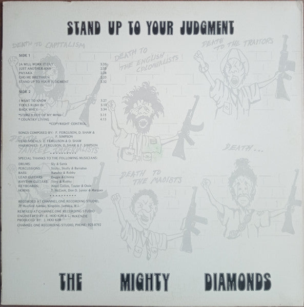The Mighty Diamonds : Stand Up To Your Judgement (LP, Album, Yel)