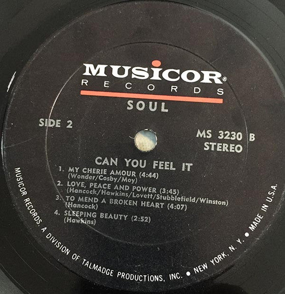 SOUL* : Can You Feel It (LP, Album)