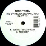 Todd Terry : The Unreleased Project Part III (12")