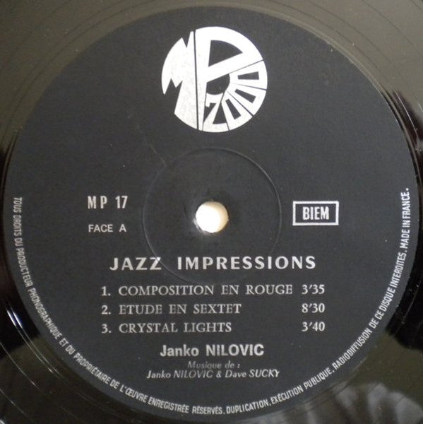 Janko Nilovic : Jazz Impressions 1 (LP)