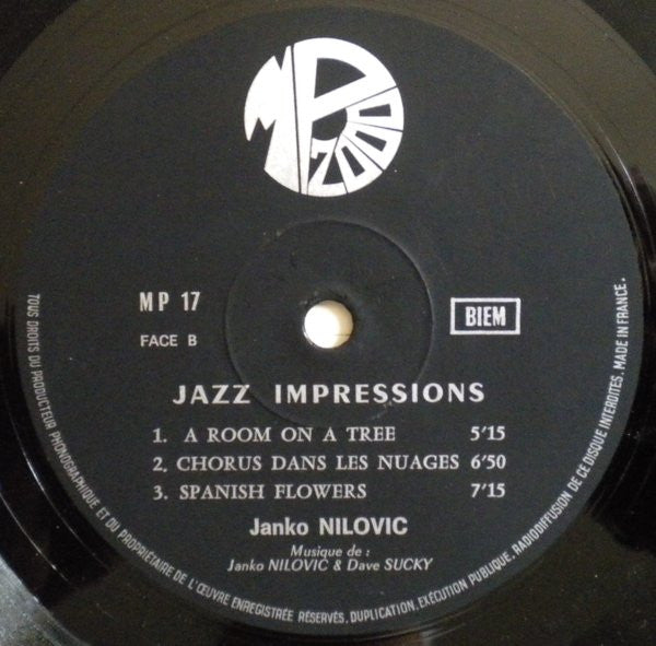Janko Nilovic : Jazz Impressions 1 (LP)
