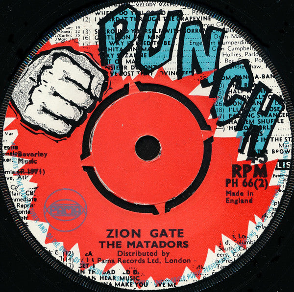 The Robinsons (8) / Matador All Stars : Come Ethiopians / Zion Gate (7")