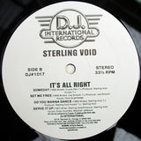 Sterling Void : It's All Right (LP, Album)