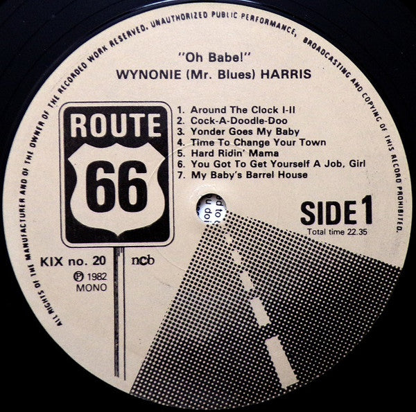 Wynonie "Mr Blues" Harris* : Oh Babe! (LP, Comp, Mono)