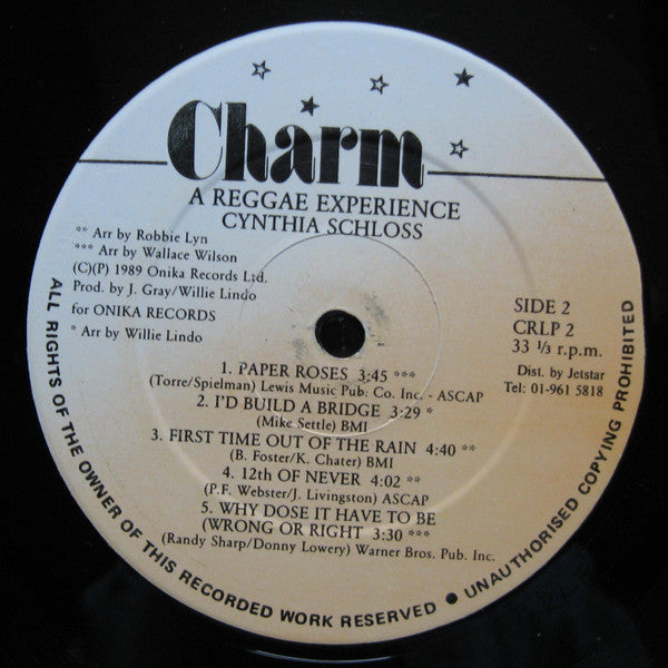 Cynthia Schloss : A Reggae Experience (LP, Album)