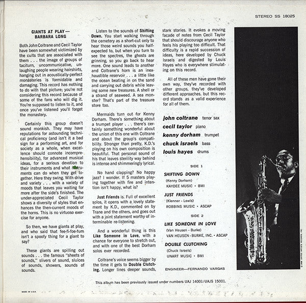 John Coltrane : Coltrane Time (LP, Album, RE)