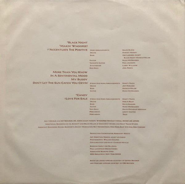 Dr. John : In A Sentimental Mood (LP, Album)