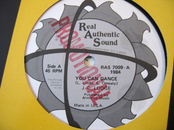 JC Lodge : You Can Dance / You Can't Hurry Love (12")