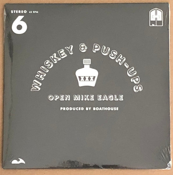 Open Mike Eagle : Whiskey & Push-Ups (7", Single, Ltd)